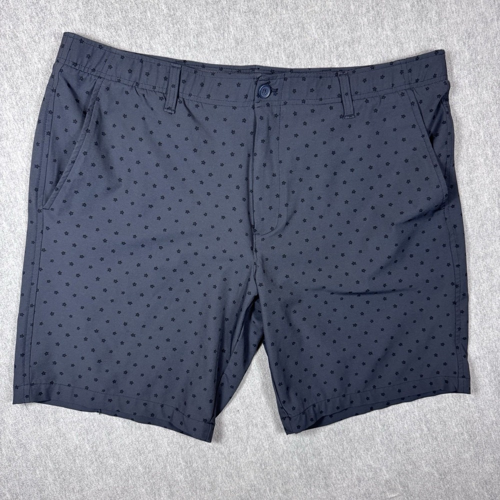 UNDER ARMOUR Golf Shorts Loose Floral Athletic Men's size 42 Black